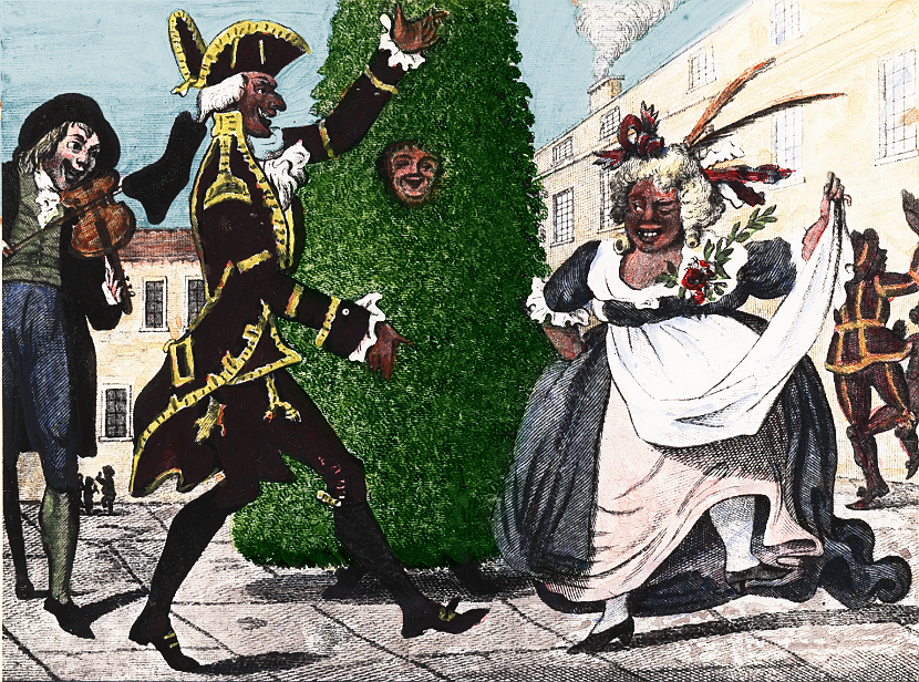Mayday or Jack in the Green possibly by Isaac Cruikshank published by Laurie and Whittle 1795